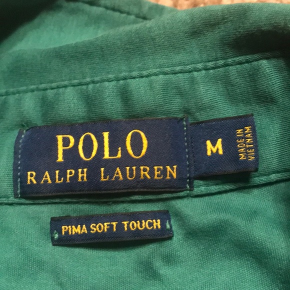 MENS Ralph Lauren Pima soft touch Size M - Picture 2 of 3